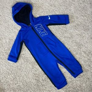 Nike Jumpsuit, Blue & Silver, Infant Size 9 Months